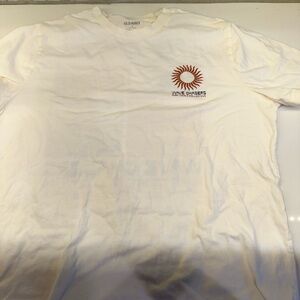 Old Navy Off-White Tee with Sun Graphic
